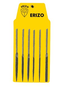 Erizo-LAE6B-Estuche de 6 limas de aguja basta