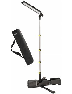 Brennenstuhl-1173700004-Foco de trabajo LED a batería con trípode Multi Battery System 6050 MA IP54