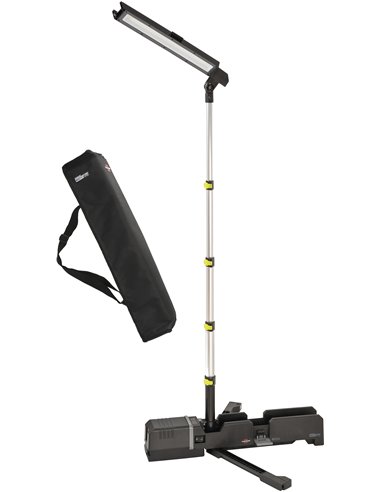 Brennenstuhl-1173700004-Foco de trabajo LED a batería con trípode Multi Battery System 6050 MA IP54