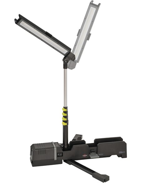 Brennenstuhl-1173700004-Foco de trabajo LED a batería con trípode Multi Battery System 6050 MA IP54