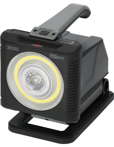 Brennenstuhl-1173730000-Foco de trabajo LED a batería Multi Battery System HL 3000 IP54