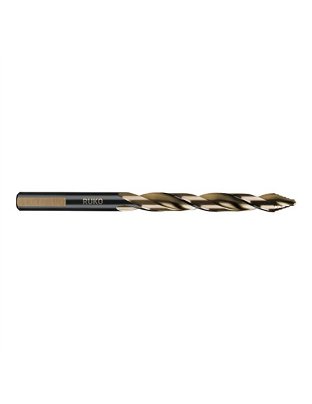 Ruko-259095E-Broca helicoidal FLOWSTEP® HSSE-Co 5 (Ø 9.5 mm)
