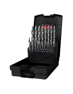 Ruko-259215RO-Juego de 25 brocas helicoidales FLOWSTEP® HSS