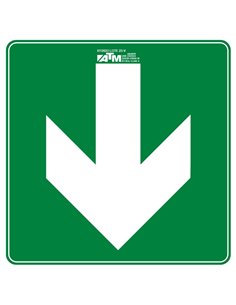 ATM-ASA090-Señal flecha bidirección derecha e izquierda PVC clase A