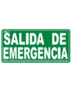 ATM-ASA190-Señal salida de emergencia PVC clase A