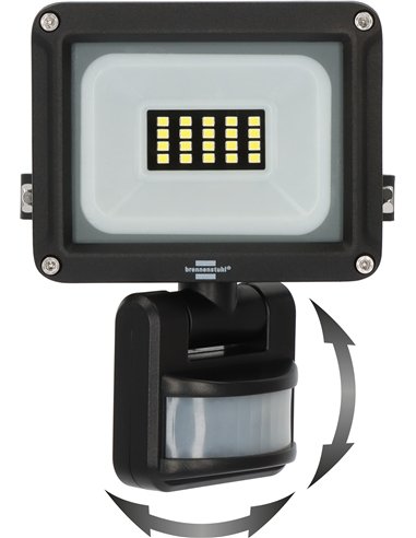 Brennenstuhl-1171250142-Foco LED JARO 1060 P con detector infrarrojo de movimientos, 1150 lm, 10 W, IP65