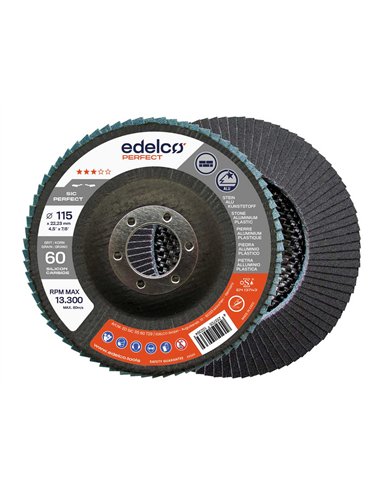 Edelco-EDSIC11560T29-Disco milhojas de carburo de silicio SIC Perfect (115/60 base abombada)