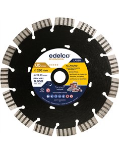 Edelco-EDU5125-Disco de diamante universal de obra U5 Speed (125x22 mm)