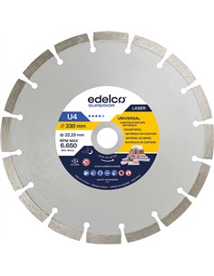 Edelco-EDU435022-Disco de diamante universal de obra U4 (350x22 mm)