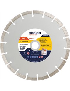 Edelco-EDU3180-Disco de diamante universal de obra U3 (180x22 mm)