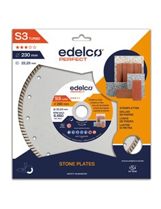 Edelco-EDS3115-Disco de diamante para placas de piedra S3 Turbo (115x22 mm) 2