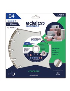 Edelco-EDB440025-Disco de diamante para hormigón B4 (400x25 mm) 2