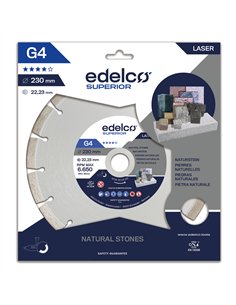 Edelco-EDG4115-Disco de diamante para granito G4 (115x22 mm) 2