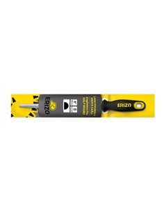 Erizo-LDBMCB8-Lima de mecánico media caña basta de 8" con mango bimaterial y colgador