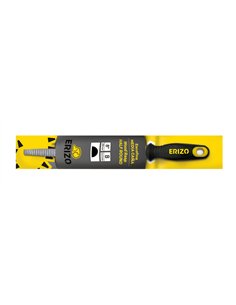 Erizo-EDBMCE10-Escofina media caña entrefina de 10" con mango bimaterial y colgador