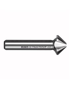 Ruko-102876-Avellanador cónico ULTIMATECUT 4S HSS DIN 355 90° (Ø 12,4 mm)