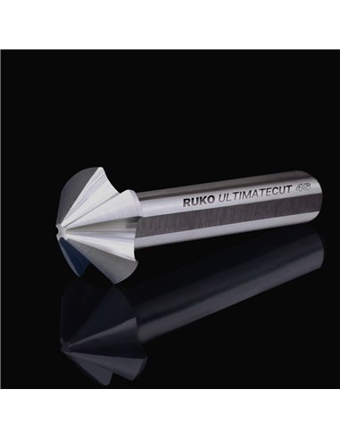Ruko-102879-Avellanador cónico ULTIMATECUT 4S HSS DIN 355 90° (Ø 16,5 mm)