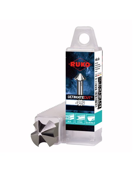 Ruko-102894-Avellanador cónico ULTIMATECUT 4S HSS DIN 355 90° (Ø 40,0 mm)