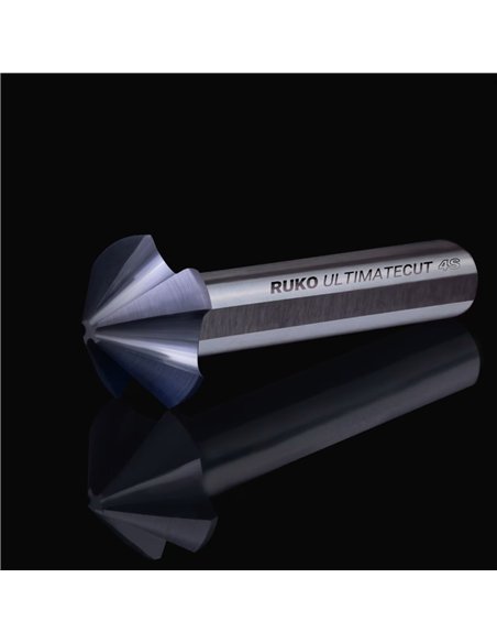Ruko-102879P-Avellanador cónico ULTIMATECUT 4S HSS RUnaTEC DIN 355 90° (Ø 16,5 mm)
