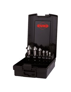 Ruko-102891RO-Juego de 5 avellanadores cónicos ULTIMATECUT 4S HSS
