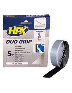 HPX-DG2502-Cinta de fijación reajustable Duo Grip (25mm x 2m)