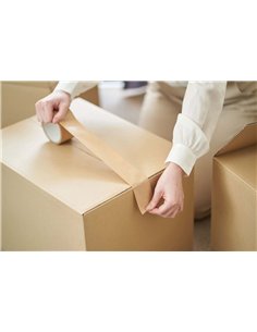 HPX-VE4850-Cinta de embalaje de papel ecológico Marrón (48mm x 50m) 2