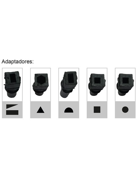 Erizo-MB1012-Mango bimaterial para limas de 10" y 12"