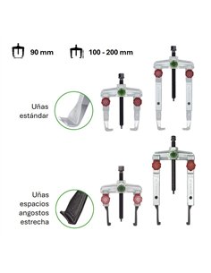 Kukko-K-20-1+S-T-Juego extractores de 2 patas ‘básico de taller’ 2