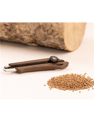 Olfa-WD-L/BRN-Cúter con bloqueo manual Woody