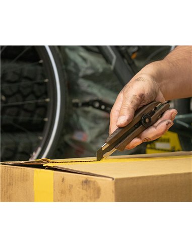 Olfa-WD-L/BRN-Cúter con bloqueo manual Woody