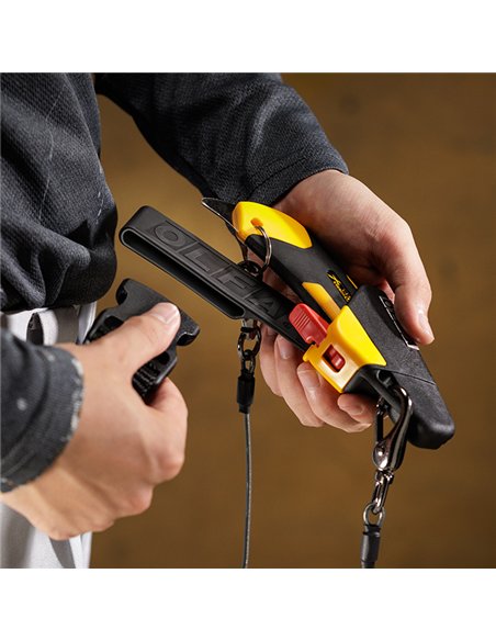 Olfa-KH-1/L5-AL-Cúter L5-AL y funda con bloqueo KH-1