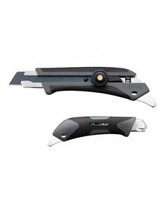 Olfa-L-5/GRY-Cúter con bloqueo manual L5 gris