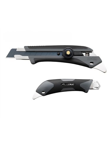 Olfa-L-5/GRY-Cúter con bloqueo manual L5 gris