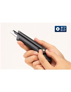 Olfa-L-5/GRY-Cúter con bloqueo manual L5 gris 2