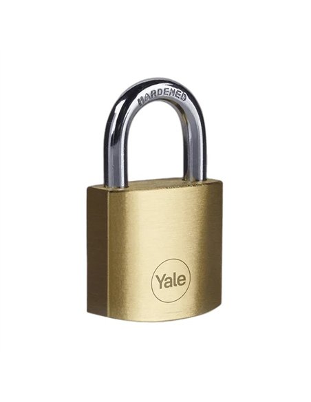 Yale-YPL11020-Candado de latón arco corto (20 mm)