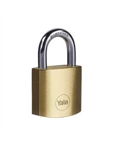 Yale-YPL11050-Candado de latón arco corto (50 mm)