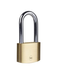 Yale-YPL11220-Candado de latón arco largo (20 mm)