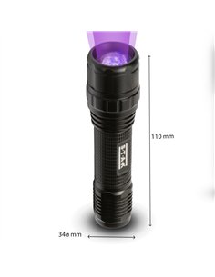 STAK-ST005-Linterna LED 3W + UV con función zoom HORACIO 2