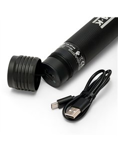 STAK-ST144-Linterna LED recargable de 5000 lúmenes con banco de energía MAMBA 2