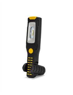 STAK-ST472-Luz de trabajo + linterna LED recargable con ganchos e imán, base regulable, ALAMO 2