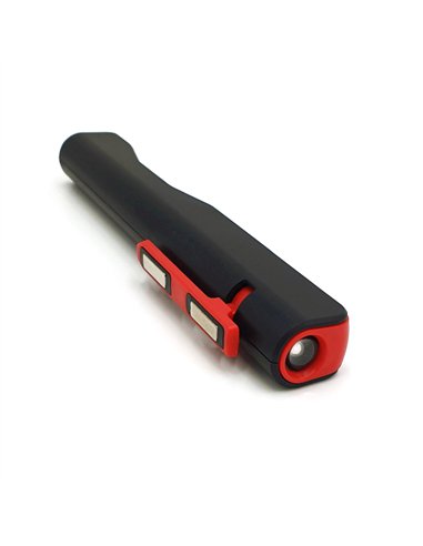 Velamp-IS314-Linterna LED tipo bolígrafo COB 3W + Linterna 1W. Con clip magnética PROLED
