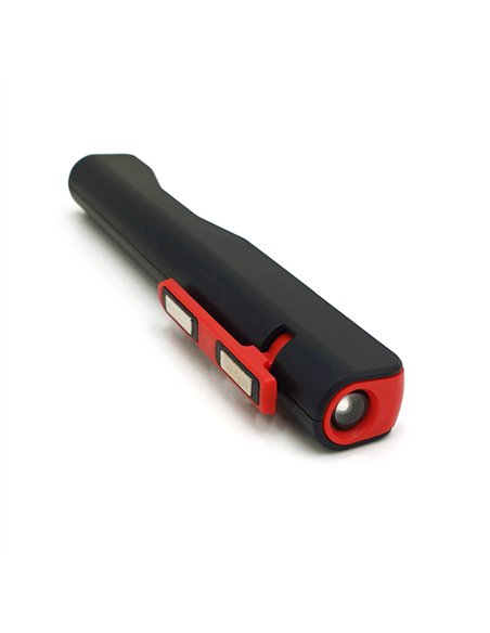 Velamp-IS314-Linterna LED tipo bolígrafo COB 3W + Linterna 1W. Con clip magnética PROLED