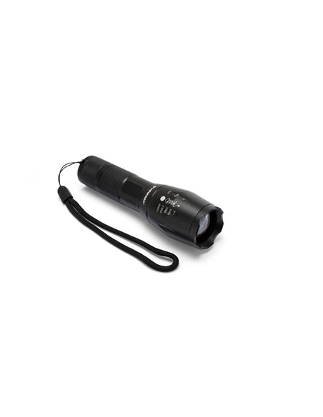 Velamp-IN247-Linterna LED 10W de aluminio con zoom integrado STEEL