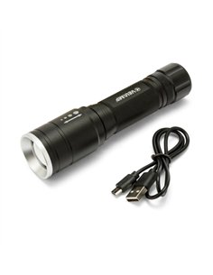Velamp-IR533-Linterna LED recargable de 5W con función de zoom HUNTER