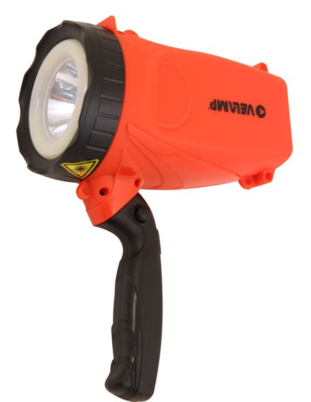 Velamp-IR558-Proyector LED recargable 5W con LED crown SUPER HORNET