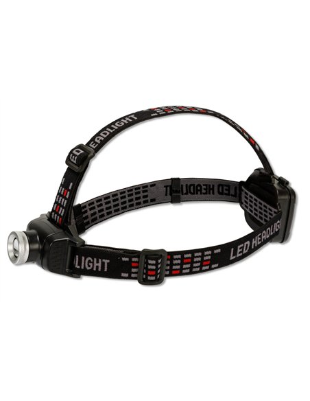 Velamp-IH535-Linterna frontal LED CREE 400lm con zoom y luz trasera ARGO ZOOM EVO