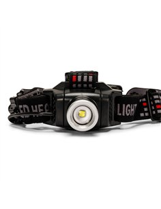 Velamp-IH535-Linterna frontal LED CREE 400lm con zoom y luz trasera ARGO ZOOM EVO 2