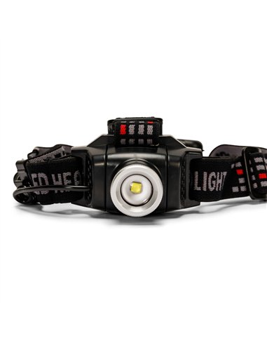Velamp-IH535-Linterna frontal LED CREE 400lm con zoom y luz trasera ARGO ZOOM EVO