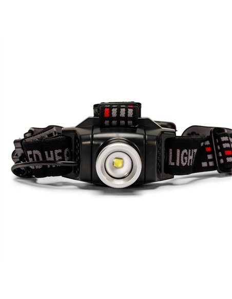 Velamp-IH535-Linterna frontal LED CREE 400lm con zoom y luz trasera ARGO ZOOM EVO