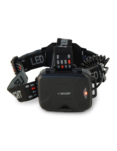 Velamp-IH535-Linterna frontal LED CREE 400lm con zoom y luz trasera ARGO ZOOM EVO